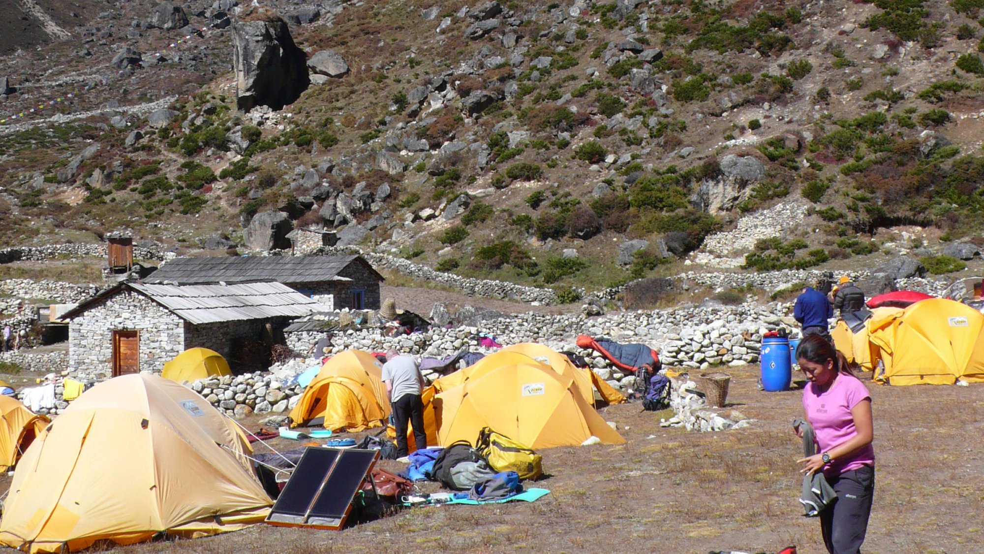 Base Camp in Khare
