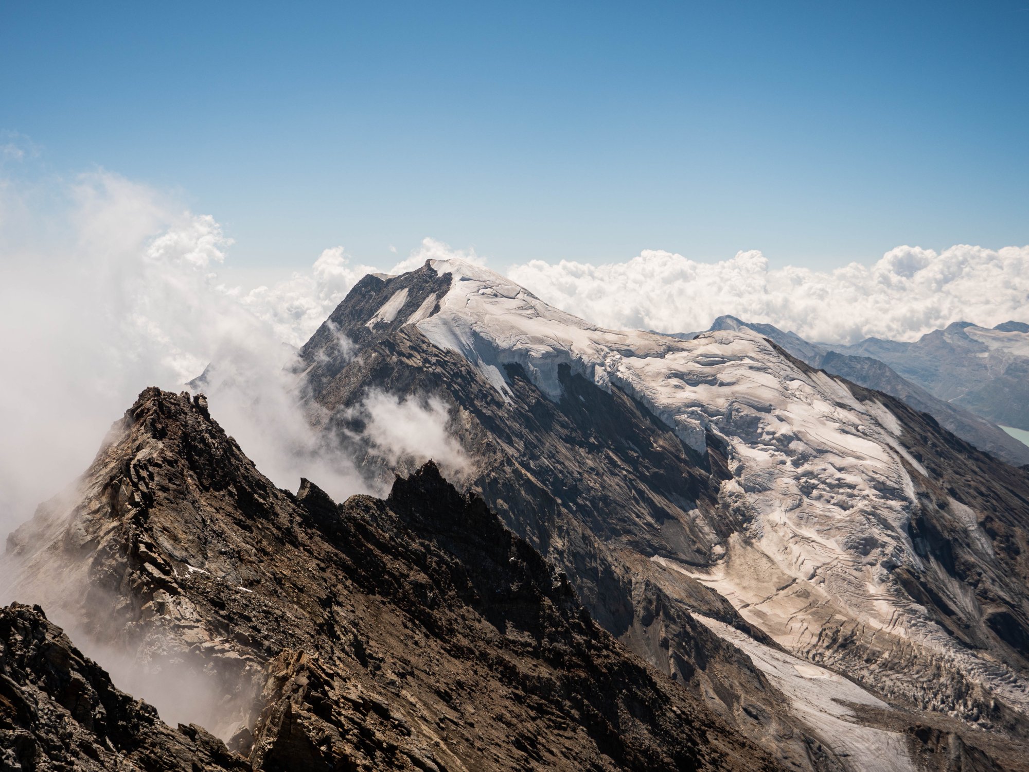 Saas Fee 4000ers Weissmies Lagginhorn