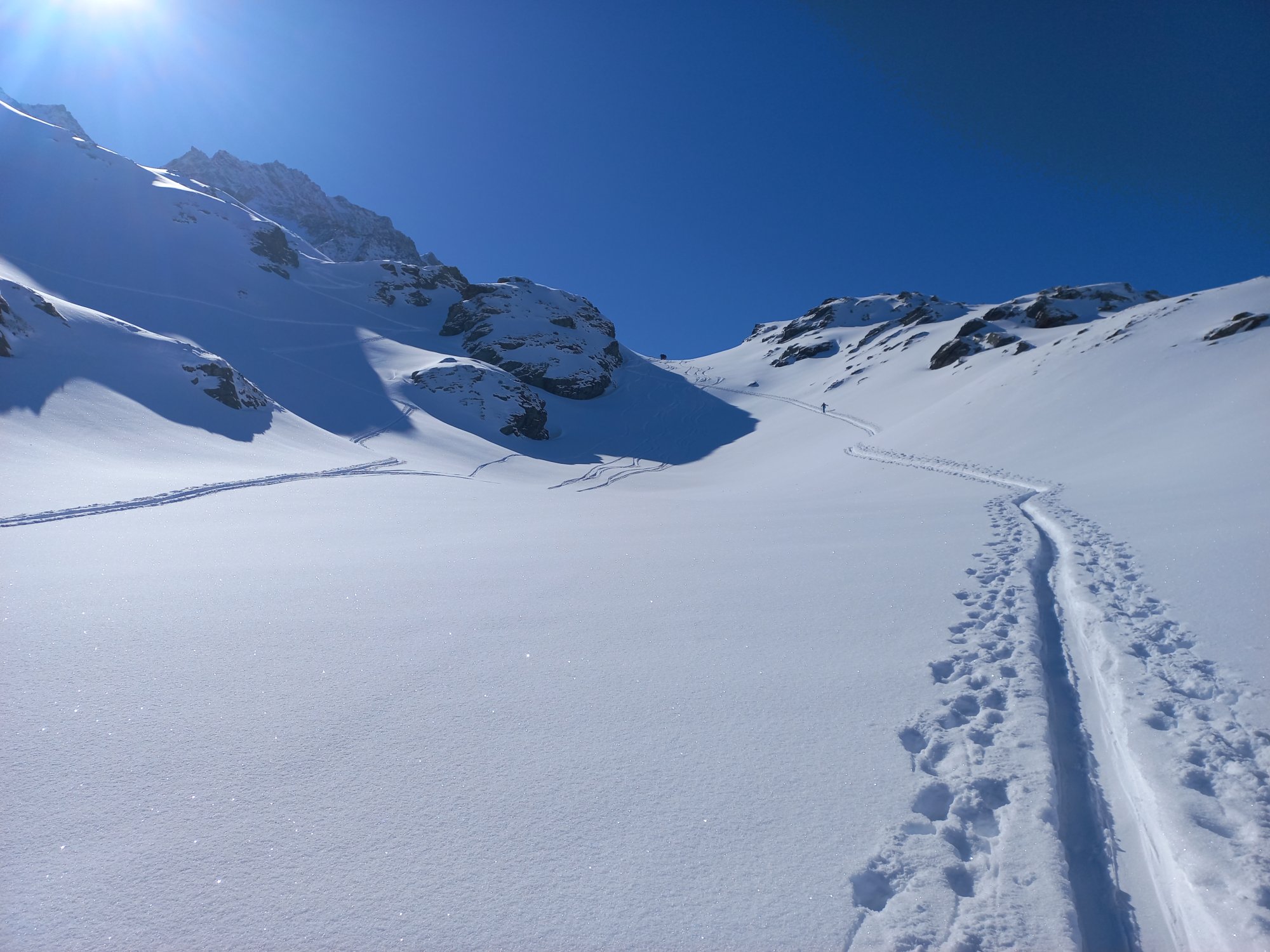De rust is wat het toerskiën zo mooi maakt!
